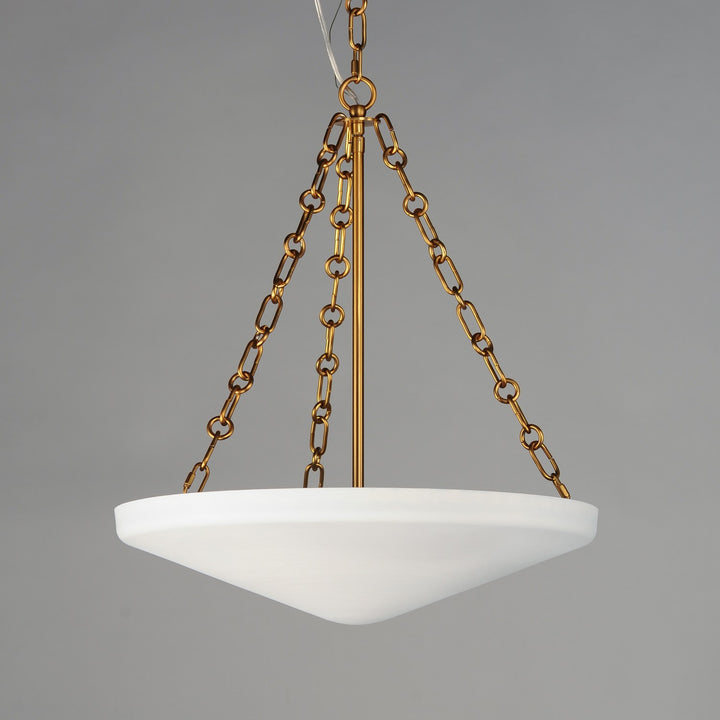 Maxim - 22454WTNAB - Four Light Pendant - Artemis - Natural Aged Brass