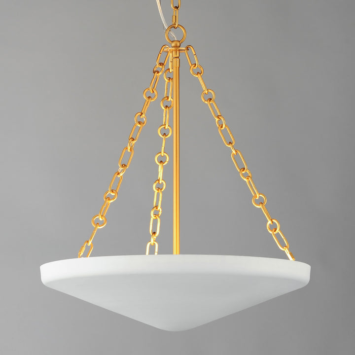 Maxim - 22454WTNAB - Four Light Pendant - Artemis - Natural Aged Brass