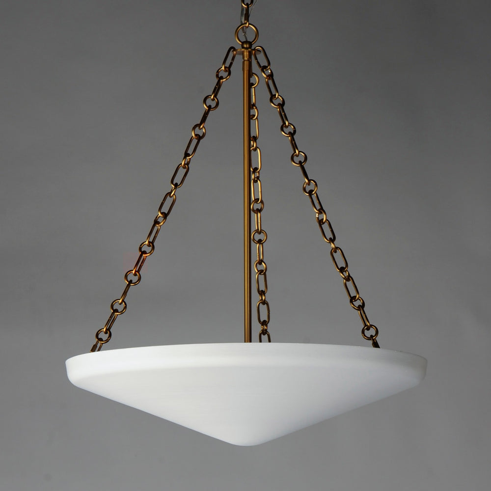 Maxim - 22456WTNAB - Six Light Pendant - Artemis - Natural Aged Brass