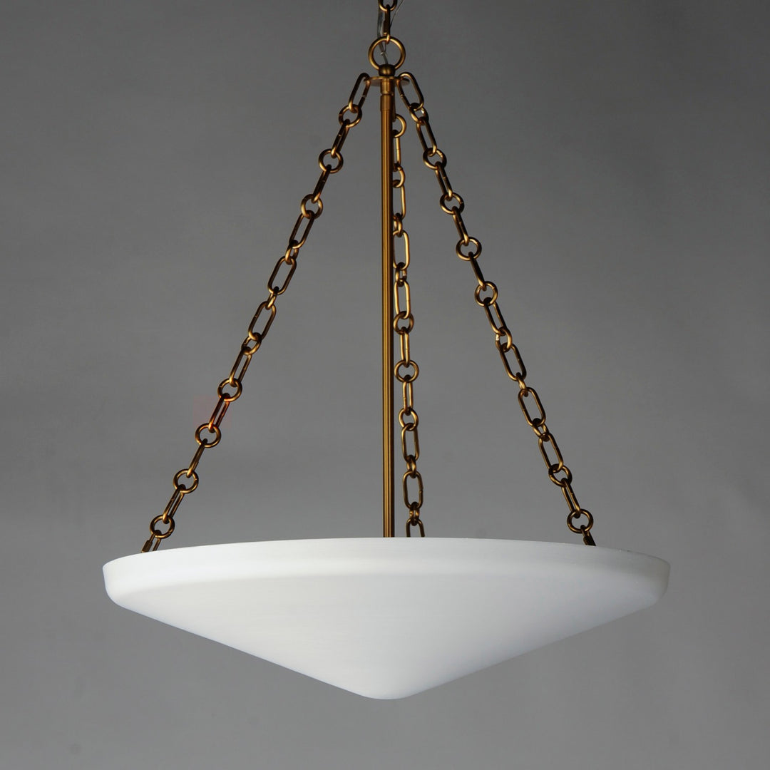 Maxim - 22456WTNAB - Six Light Pendant - Artemis - Natural Aged Brass