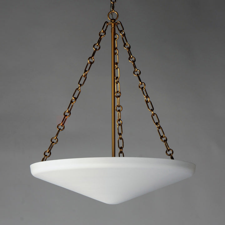 Maxim - 22456WTNAB - Six Light Pendant - Artemis - Natural Aged Brass