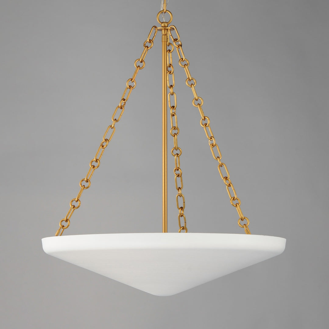 Maxim - 22456WTNAB - Six Light Pendant - Artemis - Natural Aged Brass
