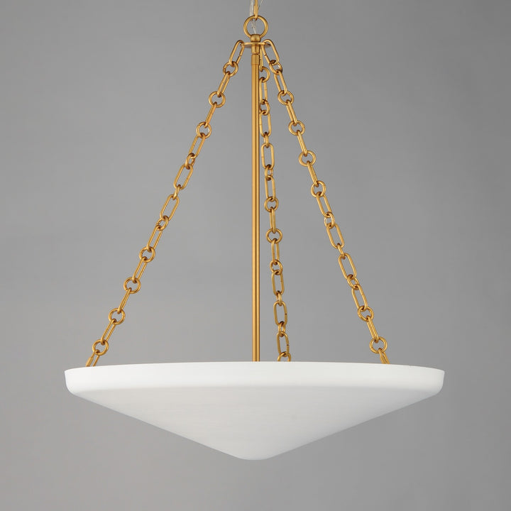 Maxim - 22456WTNAB - Six Light Pendant - Artemis - Natural Aged Brass