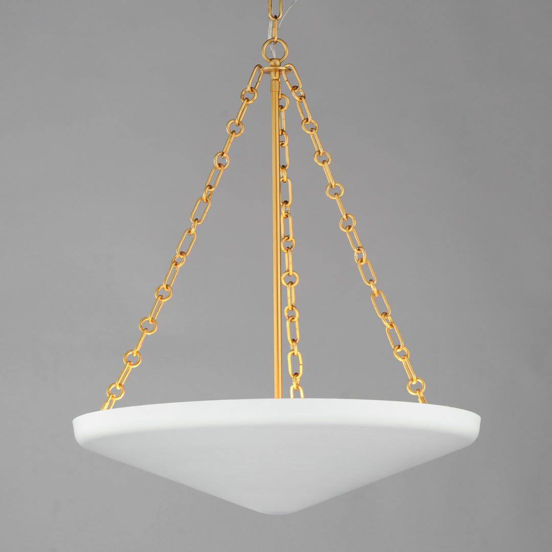 Maxim - 22456WTNAB - Six Light Pendant - Artemis - Natural Aged Brass