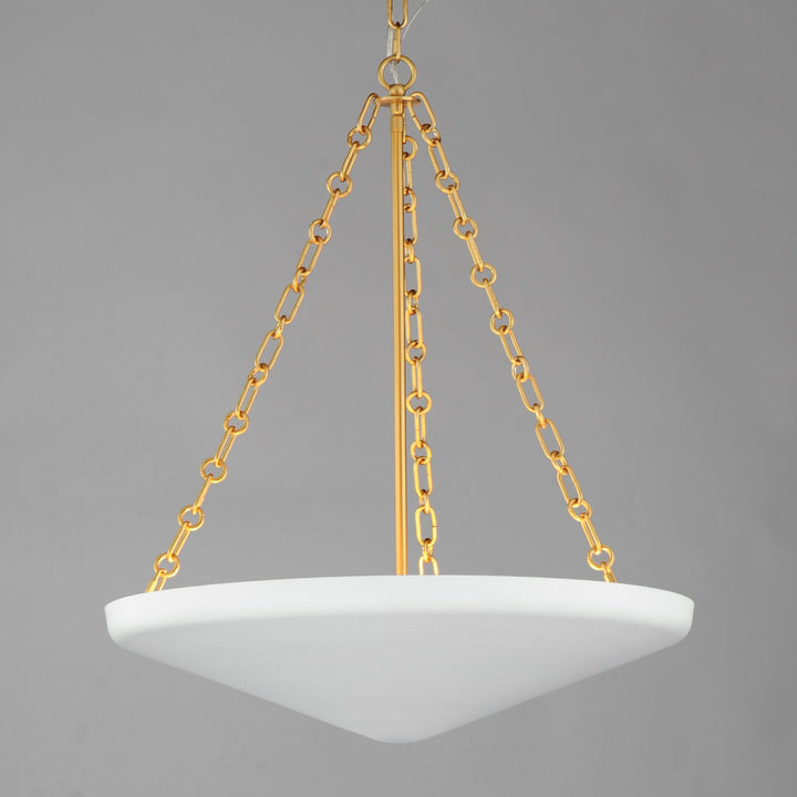 Maxim - 22456WTNAB - Six Light Pendant - Artemis - Natural Aged Brass