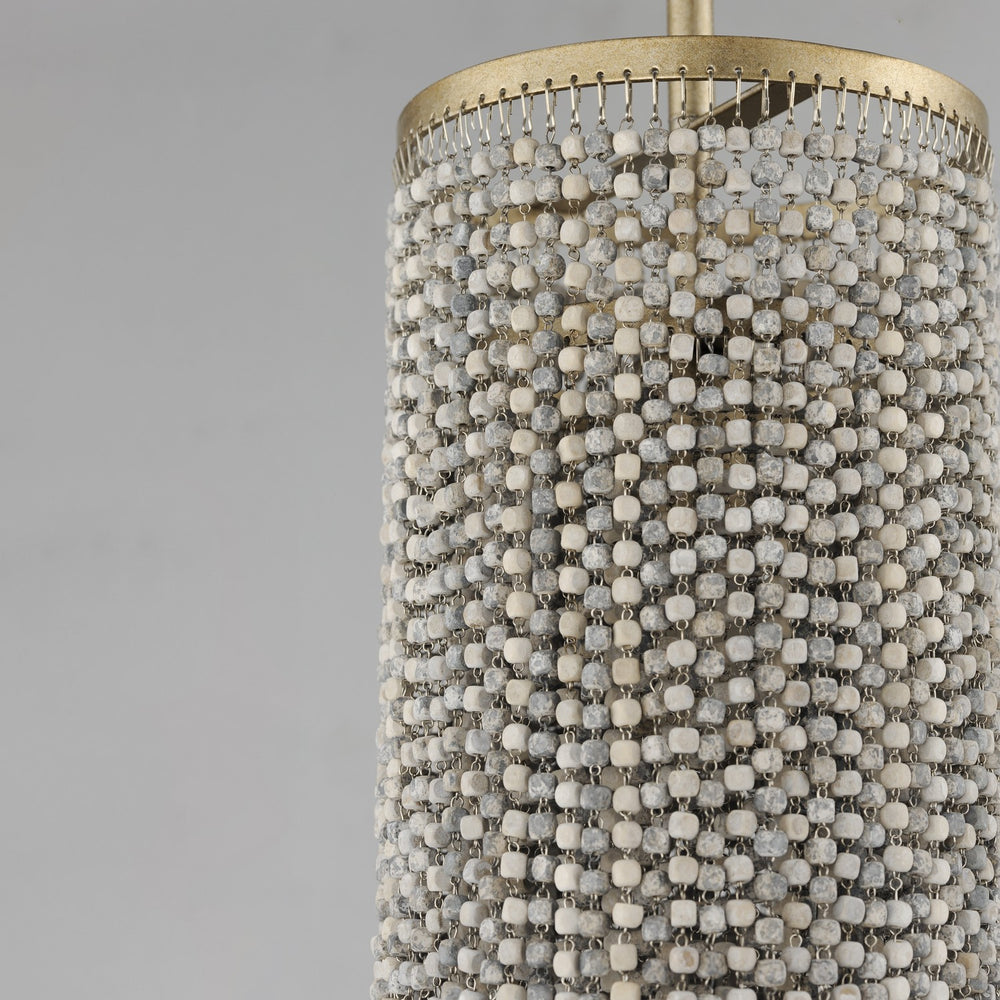 Maxim - 22461WWDGS - One Light Pendant - Fontaine - Golden Silver