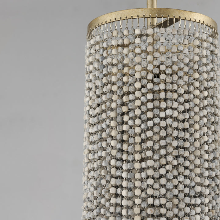 Maxim - 22461WWDGS - One Light Pendant - Fontaine - Golden Silver