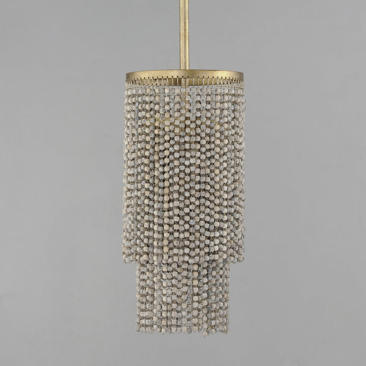 Maxim - 22461WWDGS - One Light Pendant - Fontaine - Golden Silver