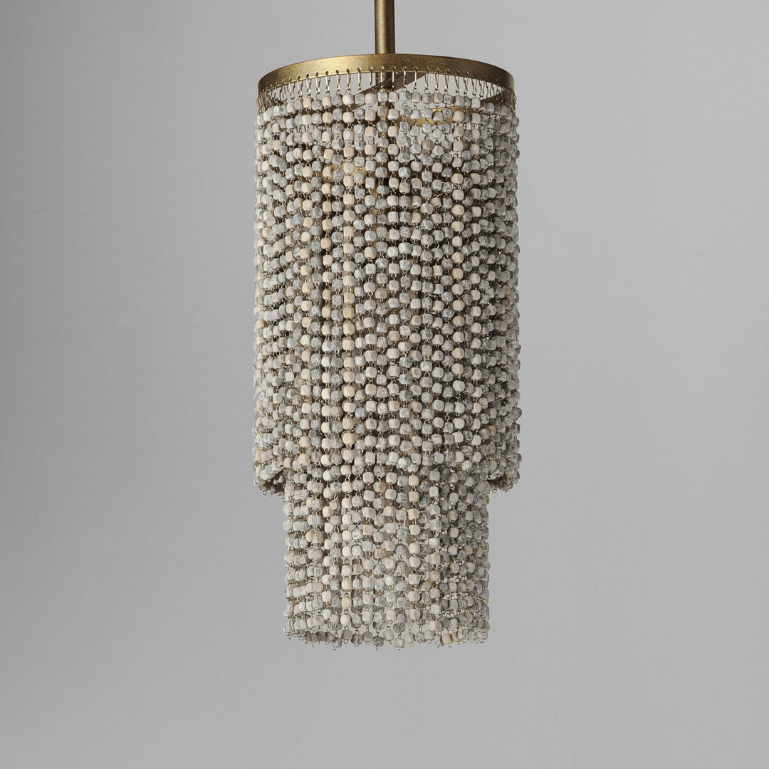 Maxim - 22461WWDGS - One Light Pendant - Fontaine - Golden Silver