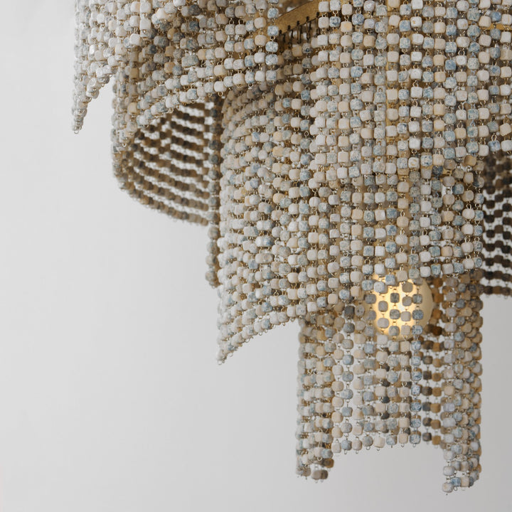 Maxim - 22467WWDGS - Seven Light Chandelier - Fontaine - Golden Silver