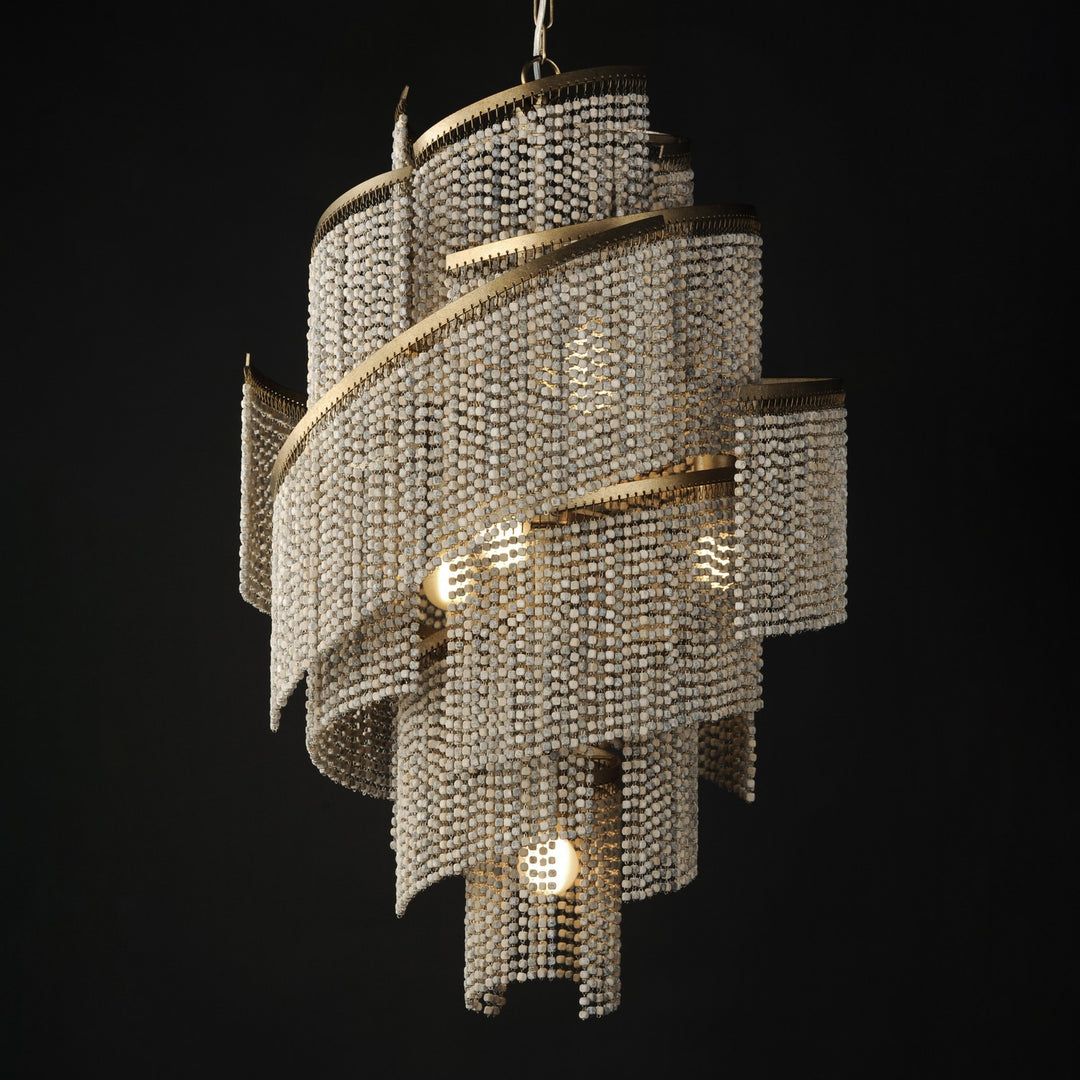 Maxim - 22467WWDGS - Seven Light Chandelier - Fontaine - Golden Silver