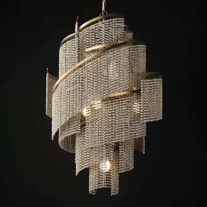 Maxim - 22467WWDGS - Seven Light Chandelier - Fontaine - Golden Silver