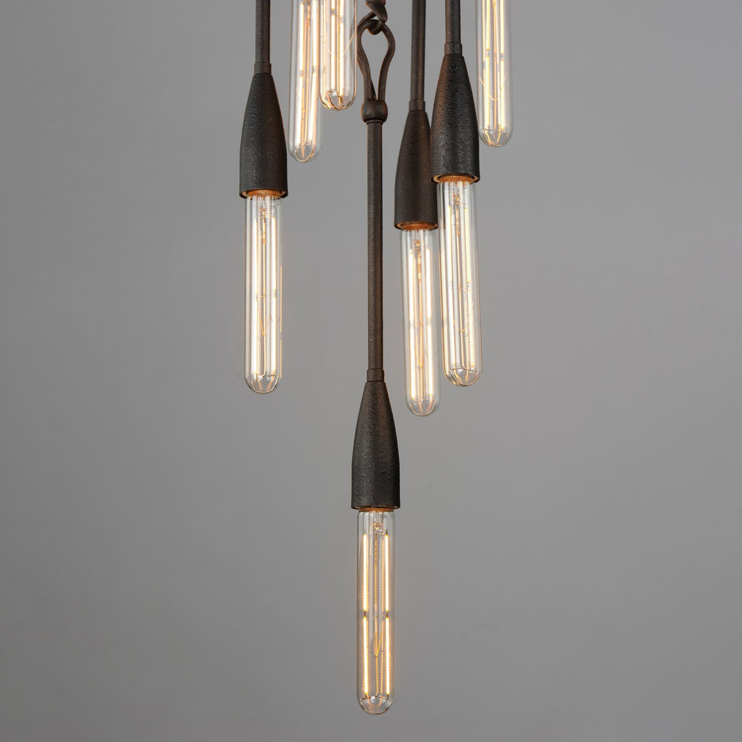 Maxim - 27716AR - Seven Light Pendant - Pioneer - Anthracite