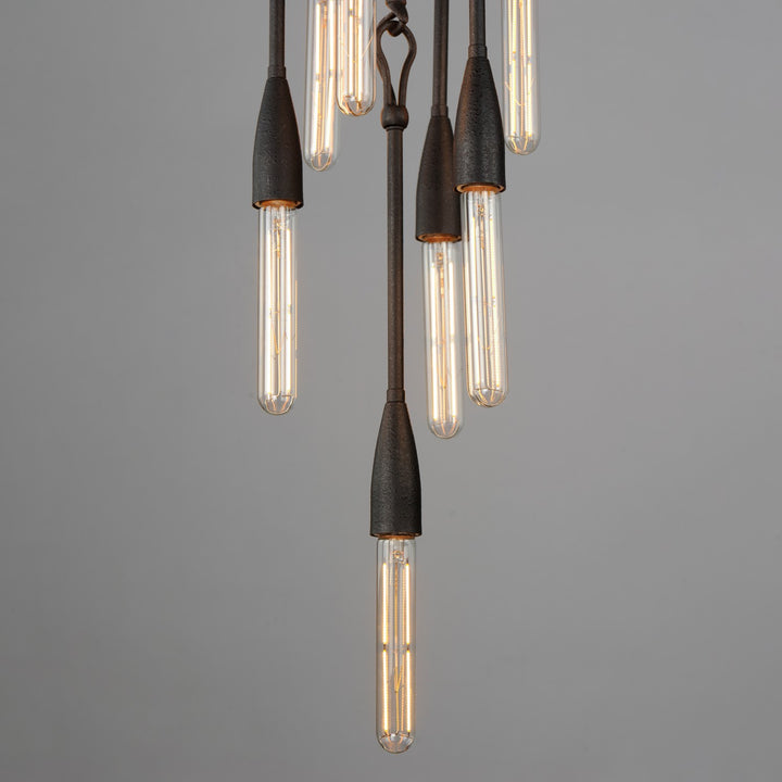 Maxim - 27716AR - Seven Light Pendant - Pioneer - Anthracite