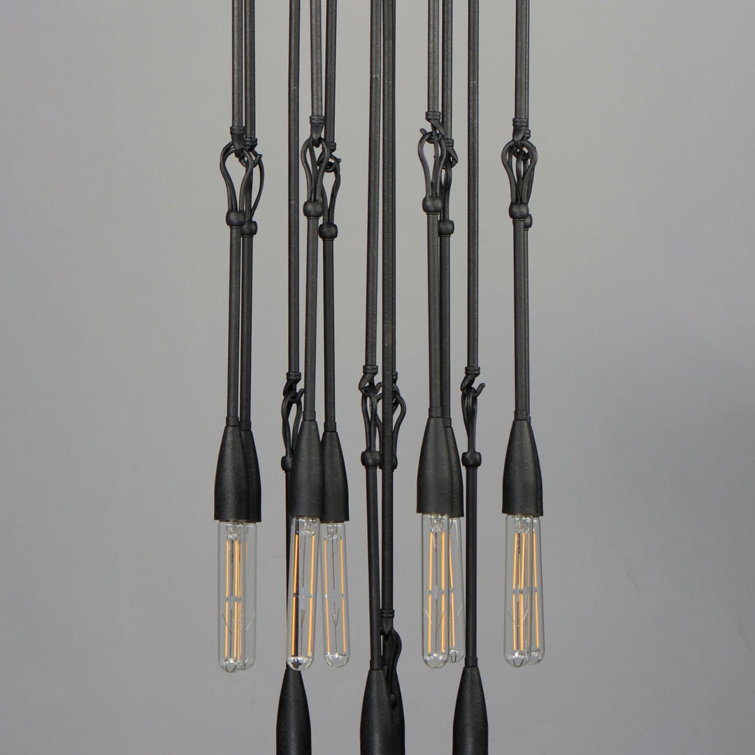 Maxim - 27719AR - 13 Light Pendant - Pioneer - Anthracite