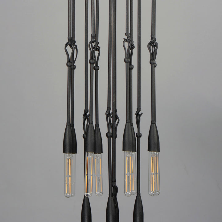 Maxim - 27719AR - 13 Light Pendant - Pioneer - Anthracite