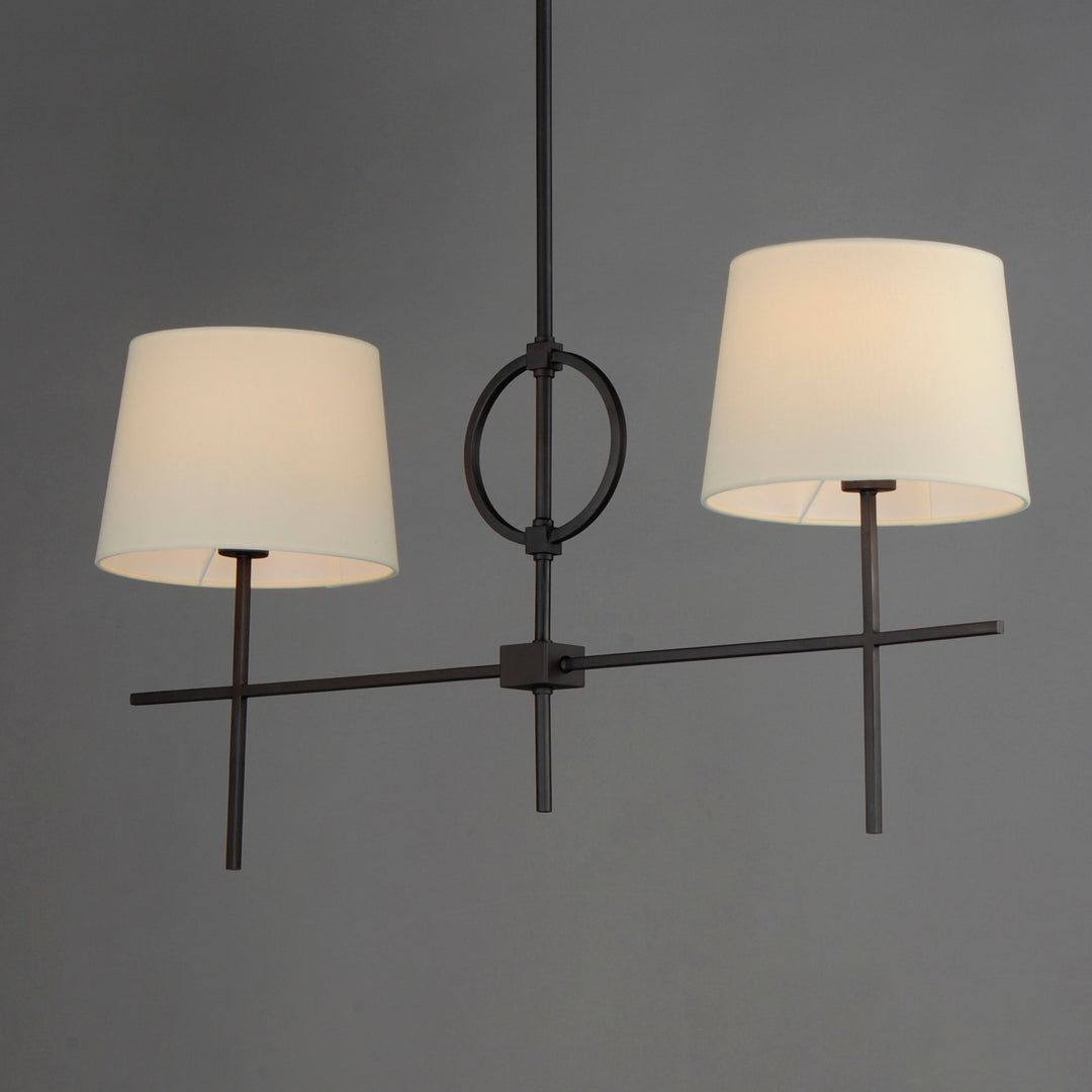 Maxim - 27722OFCHL - Two Light Pendant - Paoli - Charcoal Bronze