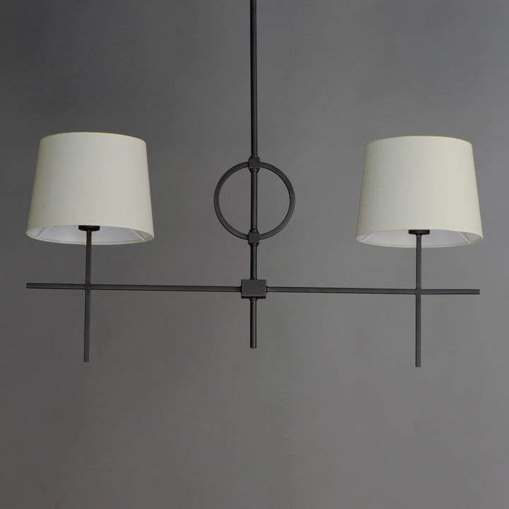 Maxim - 27722OFCHL - Two Light Pendant - Paoli - Charcoal Bronze