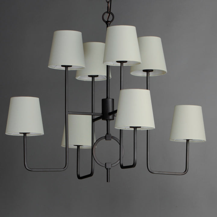 Maxim - 27728OFCHL - Eight Light Chandelier - Paoli - Charcoal Bronze