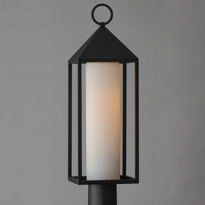 Maxim - 30070SWBK - One Light Outdoor Post Mount - Aldous - Black