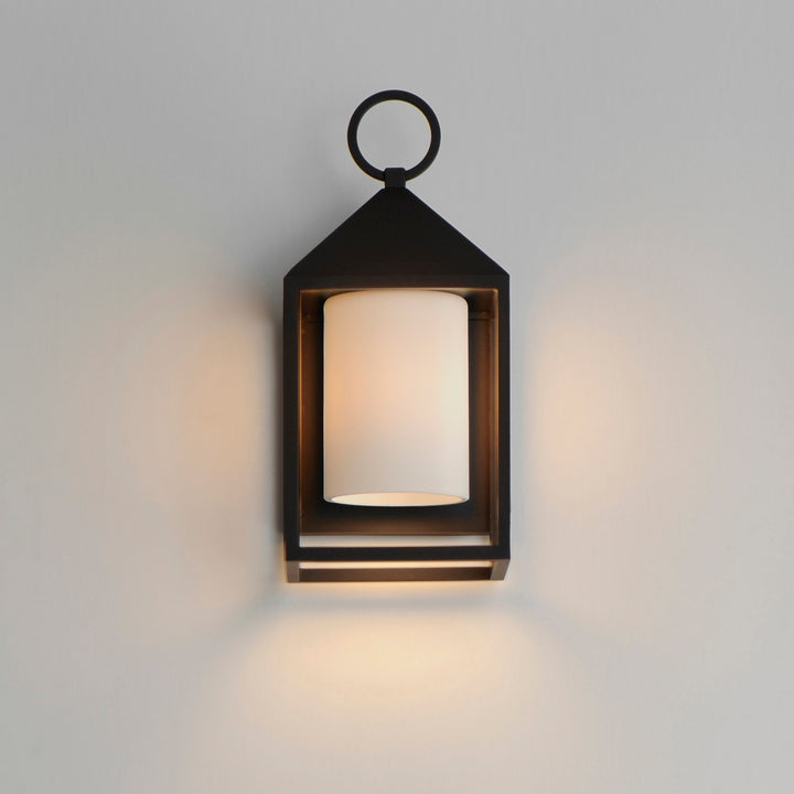Maxim - 30071SWBK - One Light Outdoor Wall Sconce - Aldous - Black