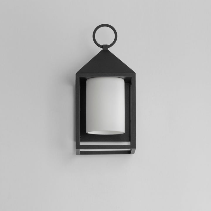Maxim - 30071SWBK - One Light Outdoor Wall Sconce - Aldous - Black