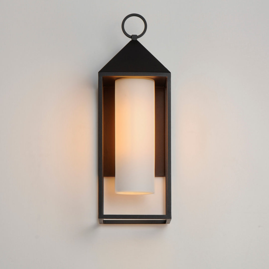 Maxim - 30073SWBK - One Light Outdoor Wall Sconce - Aldous - Black