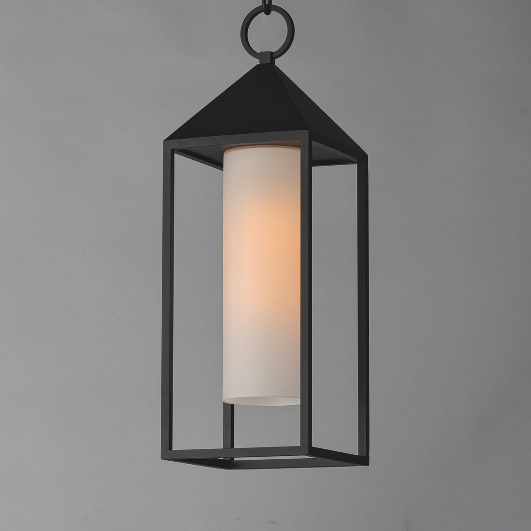 Maxim - 30079SWBK - One Light Outdoor Pendant - Aldous - Black