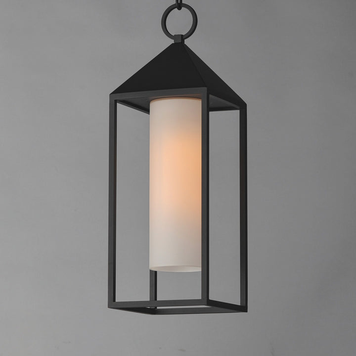 Maxim - 30079SWBK - One Light Outdoor Pendant - Aldous - Black