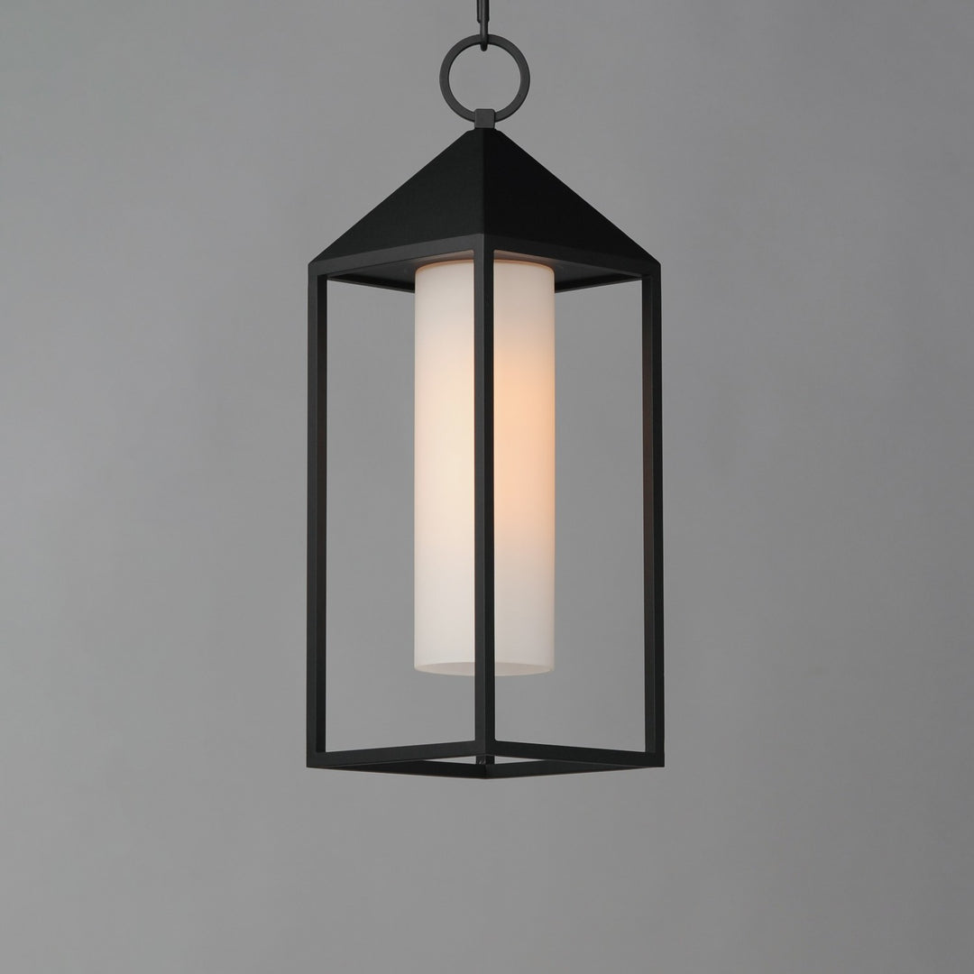 Maxim - 30079SWBK - One Light Outdoor Pendant - Aldous - Black