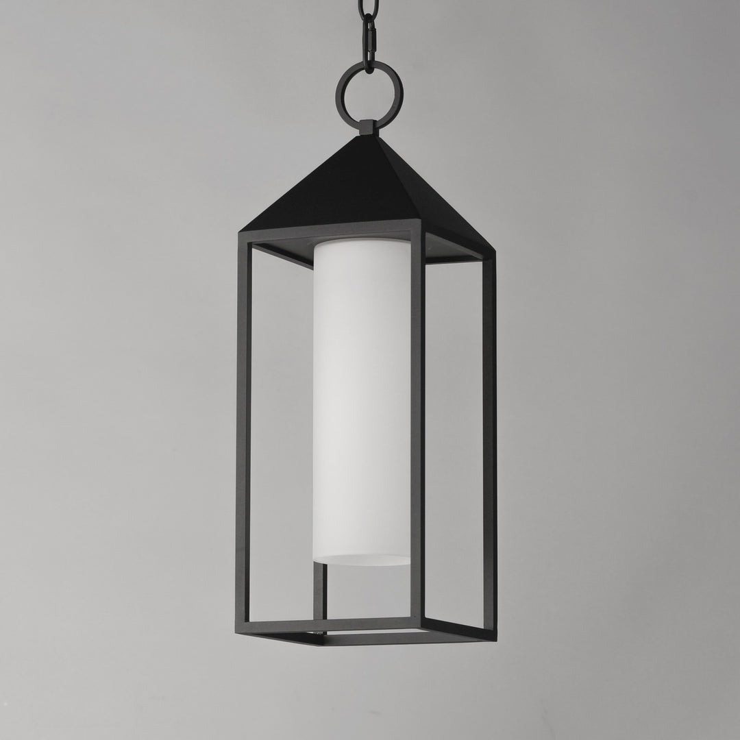 Maxim - 30079SWBK - One Light Outdoor Pendant - Aldous - Black