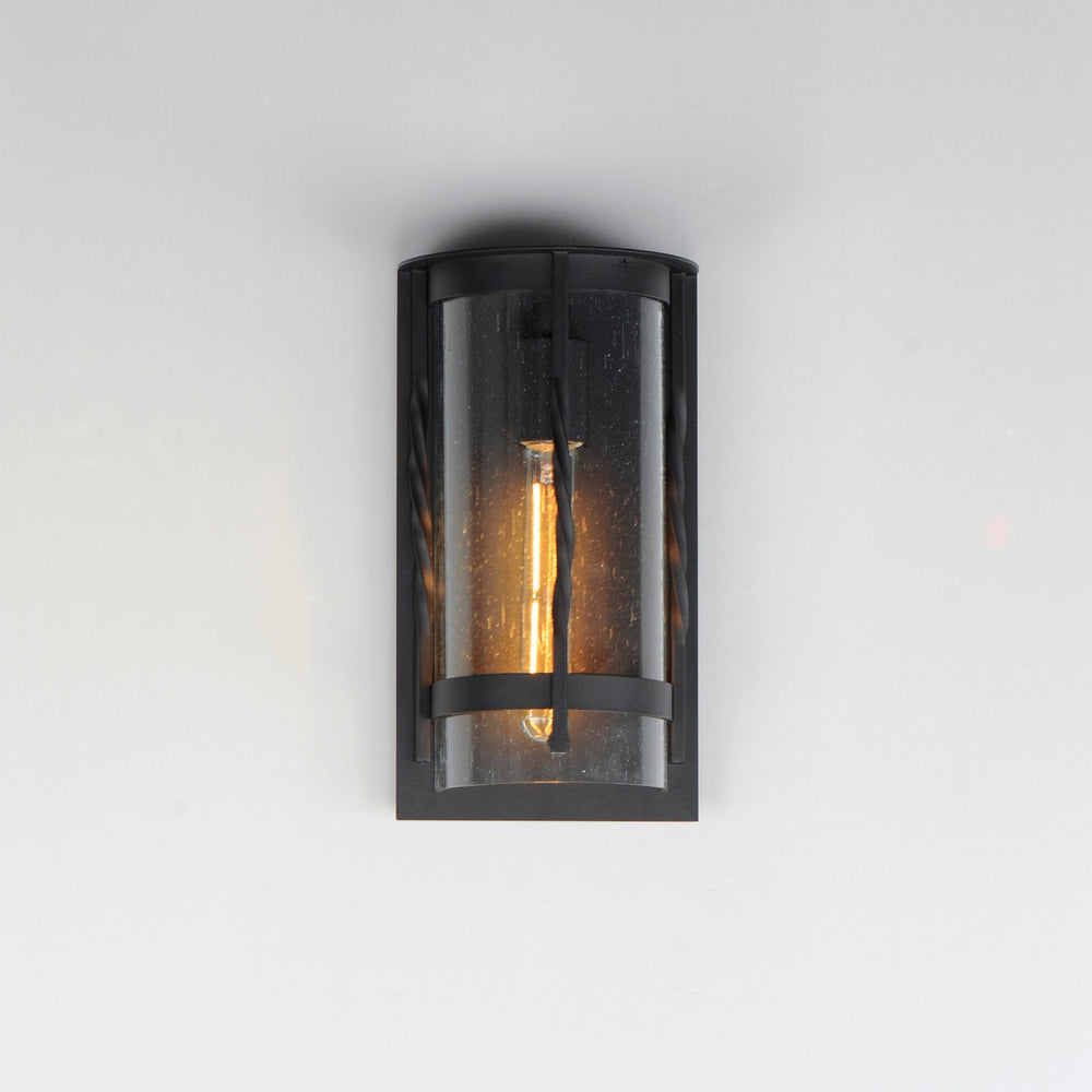 Maxim - 30191CDBK - One Light Outdoor Wall Sconce - Foundry - Black