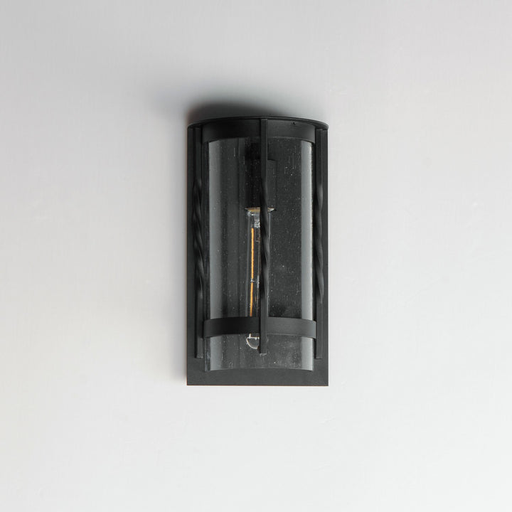 Maxim - 30191CDBK - One Light Outdoor Wall Sconce - Foundry - Black