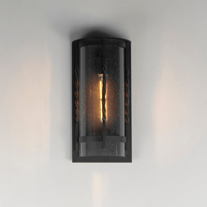 Maxim - 30192CDBK - One Light Outdoor Wall Sconce - Foundry - Black