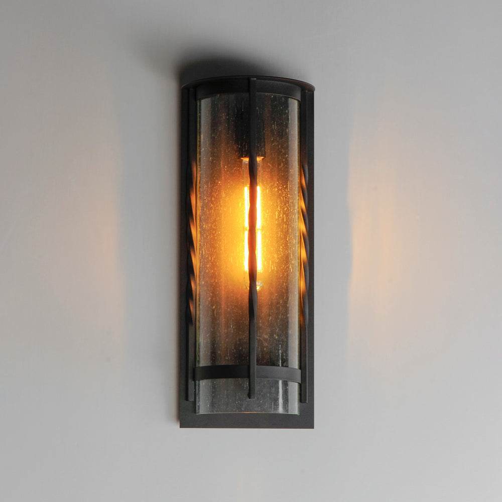 Maxim - 30193CDBK - One Light Outdoor Wall Sconce - Foundry - Black