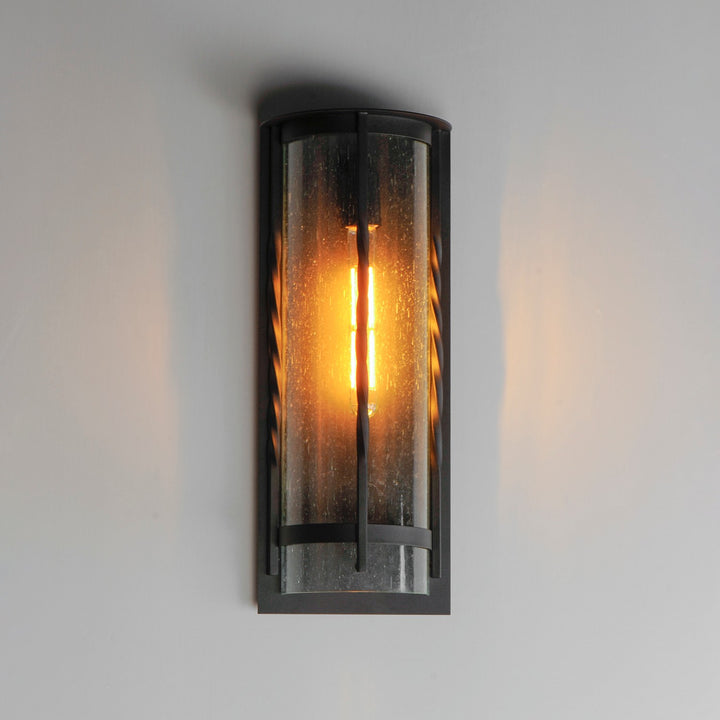 Maxim - 30193CDBK - One Light Outdoor Wall Sconce - Foundry - Black