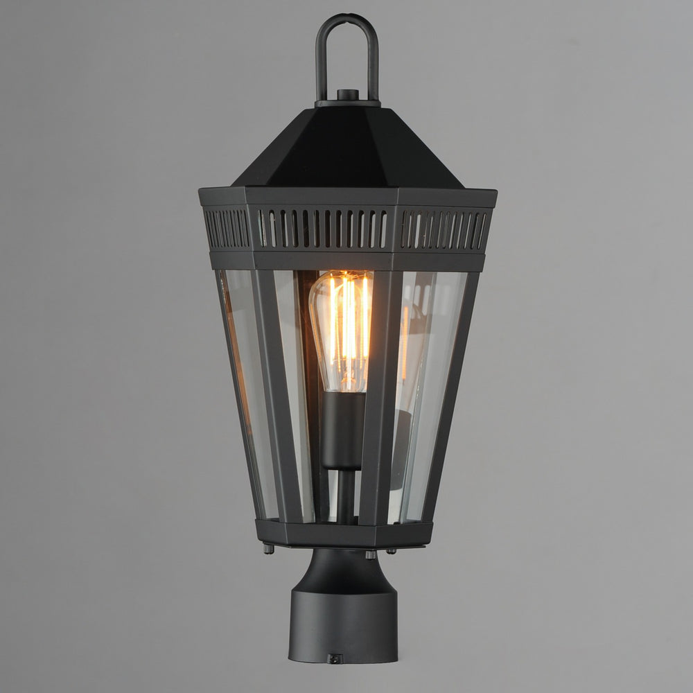 Maxim - 30590CLBK - One Light Outdoor Post Mount - Oxford - Black