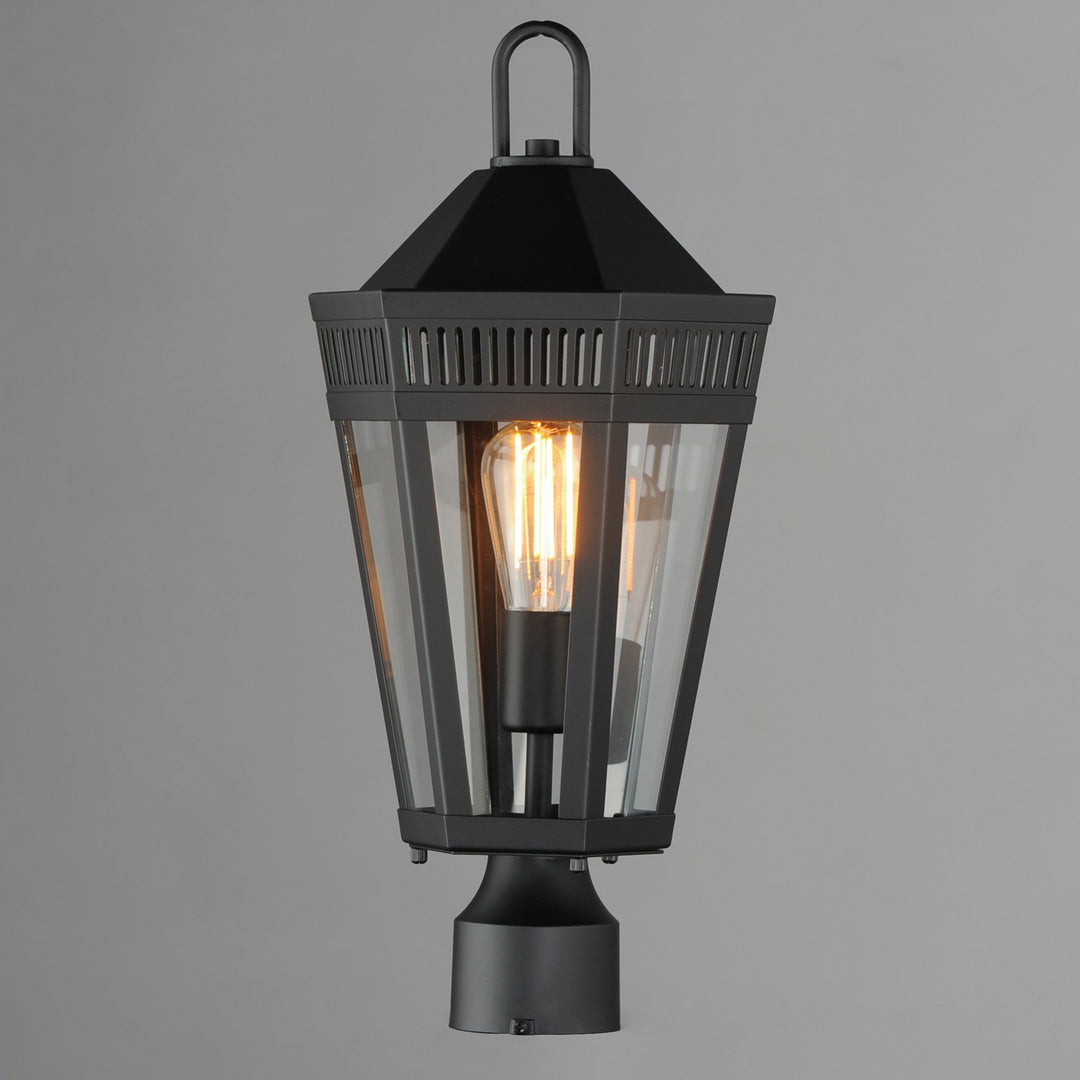 Maxim - 30590CLBK - One Light Outdoor Post Mount - Oxford - Black