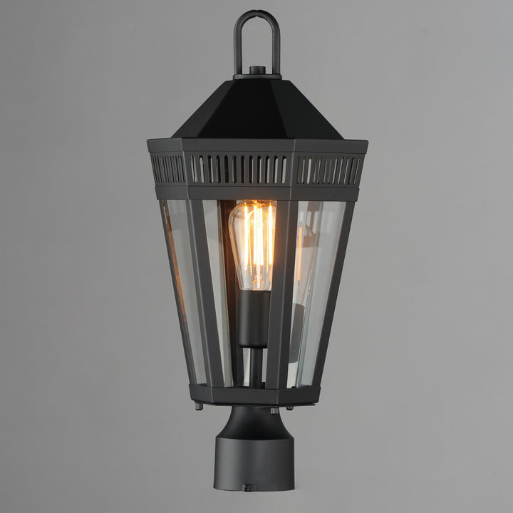 Maxim - 30590CLBK - One Light Outdoor Post Mount - Oxford - Black