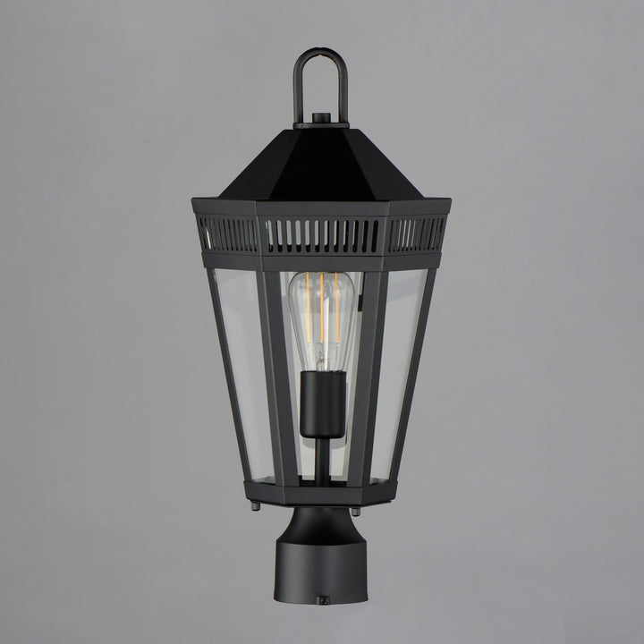 Maxim - 30590CLBK - One Light Outdoor Post Mount - Oxford - Black