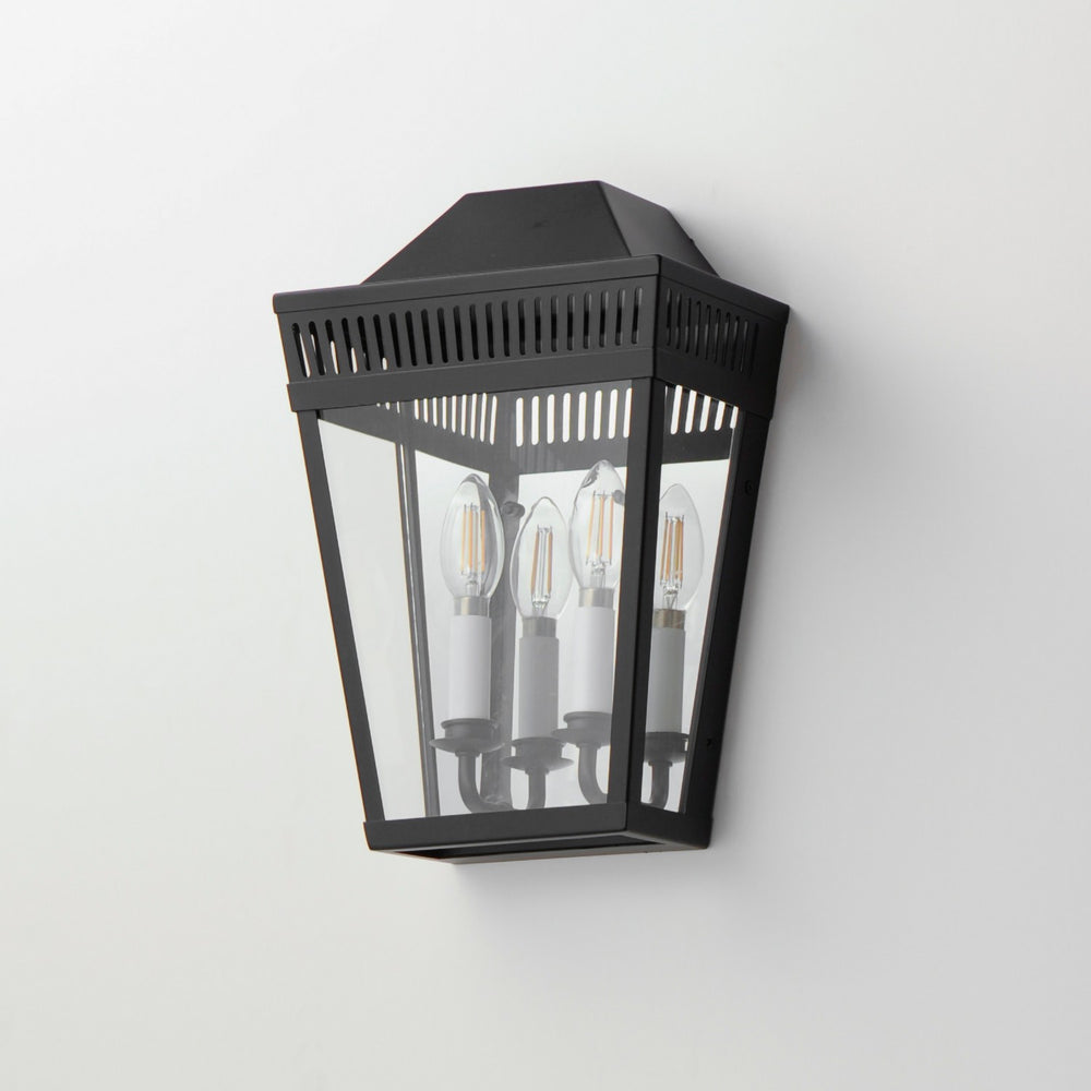 Maxim - 30593CLBK - Two Light Outdoor Wall Sconce - Oxford - Black