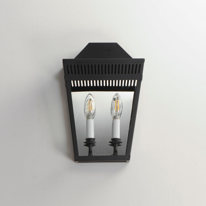 Maxim - 30593CLBK - Two Light Outdoor Wall Sconce - Oxford - Black