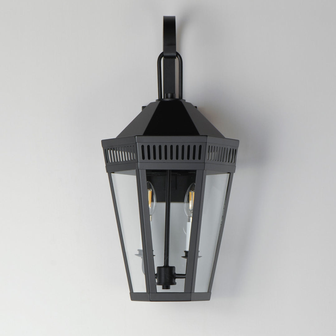 Maxim - 30594CLBK - Two Light Outdoor Wall Sconce - Oxford - Black