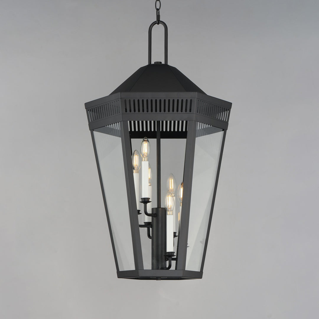 Maxim - 30598CLBK - Six Light Outdoor Pendant - Oxford - Black