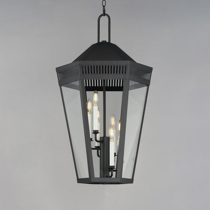 Maxim - 30598CLBK - Six Light Outdoor Pendant - Oxford - Black