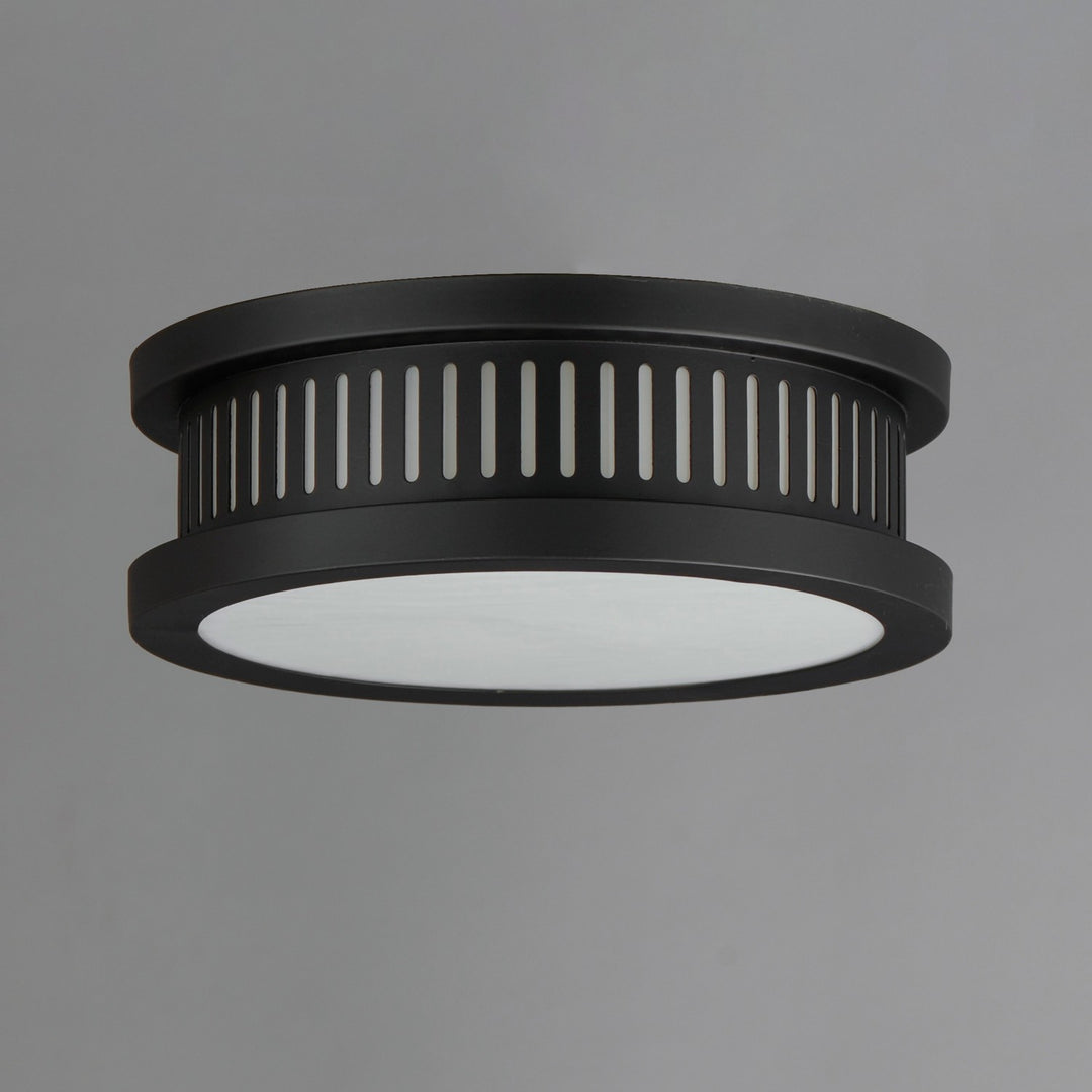 Maxim - 30599WTBK - Three Light Outdoor Flush Mount - Oxford - Black