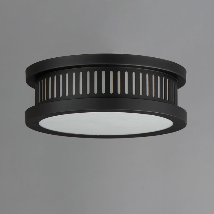 Maxim - 30599WTBK - Three Light Outdoor Flush Mount - Oxford - Black
