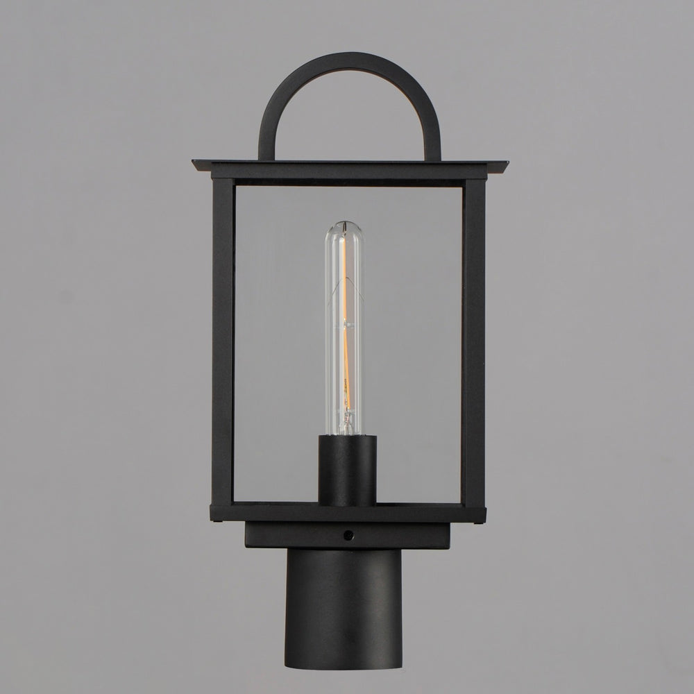 Maxim - 30759CLBK - One Light Deck/Post Lantern - Manchester - Black