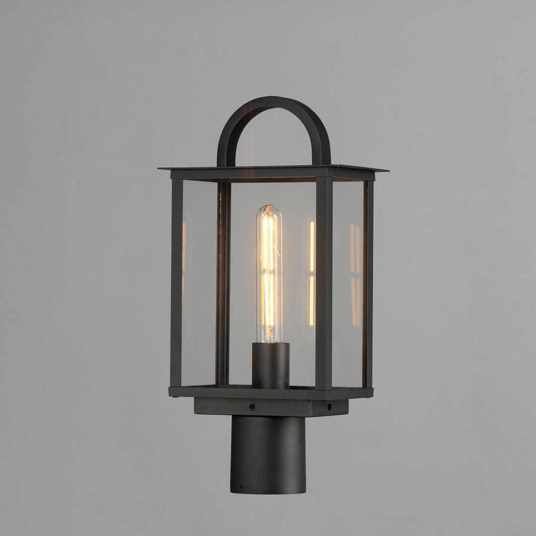 Maxim - 30759CLBK - One Light Deck/Post Lantern - Manchester - Black