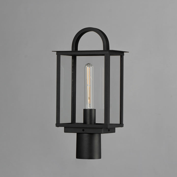 Maxim - 30759CLBK - One Light Deck/Post Lantern - Manchester - Black